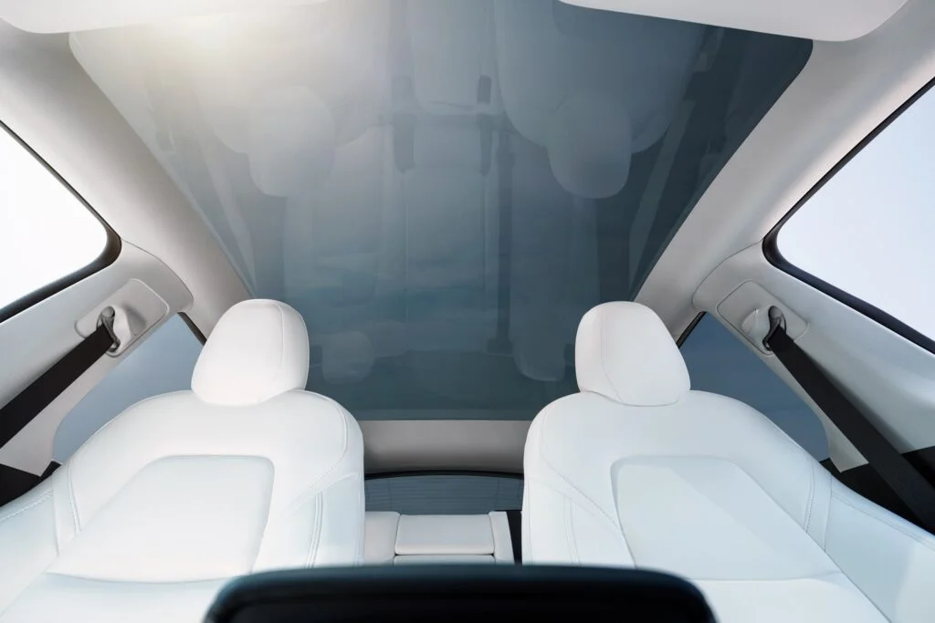 Electric SUVs USA Tesla Model Y Electric SUV roof