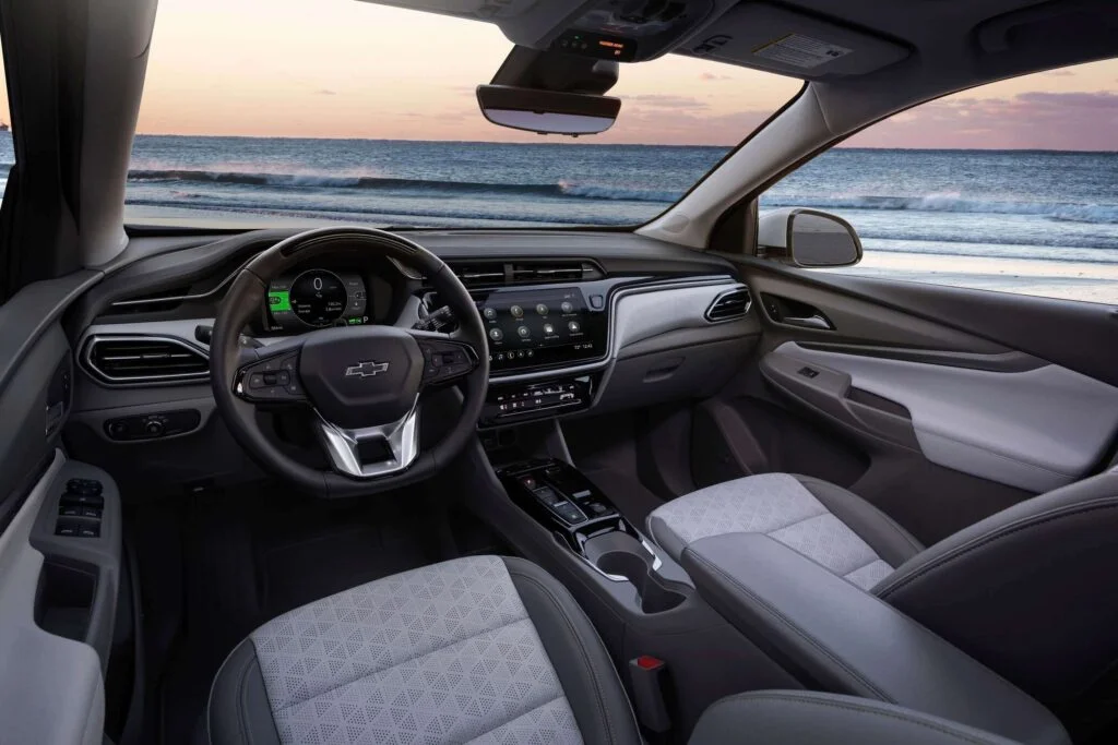2022 Chevrolet BOLT EUV Electric SUV interiors