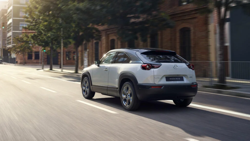2022 Mazda MX-30 electric SUV rear