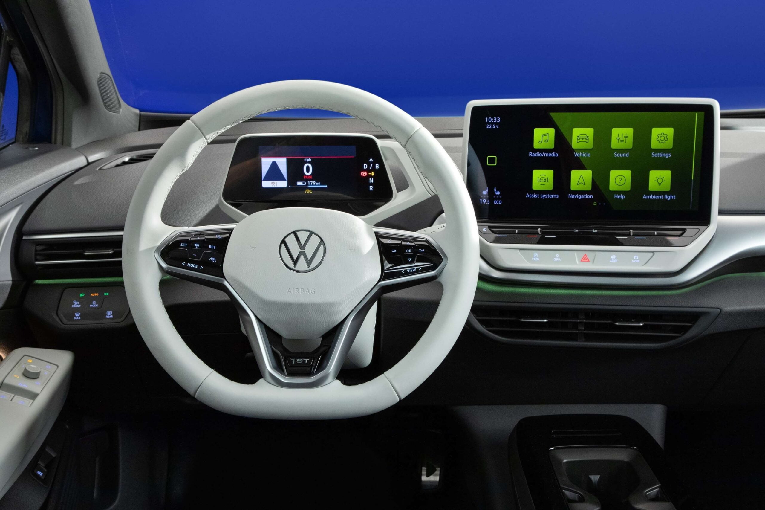 Volkswagen ID. 4 electric SUV interiors 2022