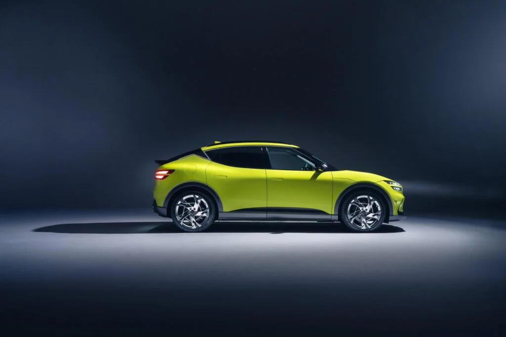 Genesis GV60 side view BEV Battery electric vehicle
