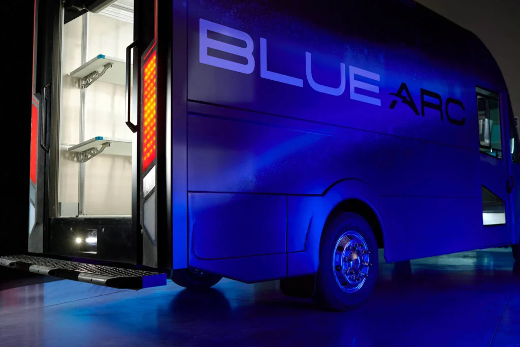 Blue Arc EV van Shyft Group