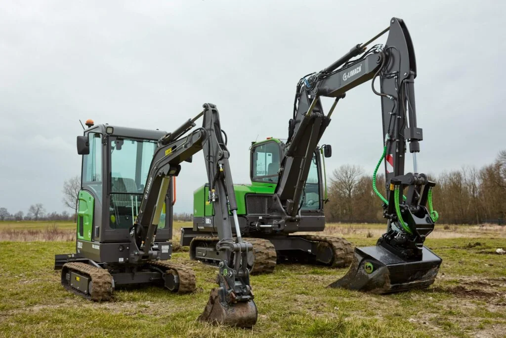 Limach Electric Construction Equipment. Customized electric wheeled and crawler excavators