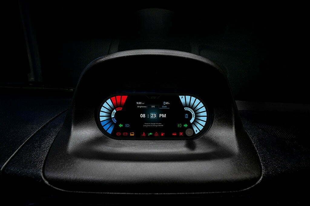 tata Ace EV electric light commercial vehicle LCV Dashboard